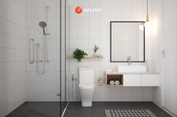 Thiết kế nhà tắm, phòng tắm nhỏ, đẹp sáng và tối giản thiểu